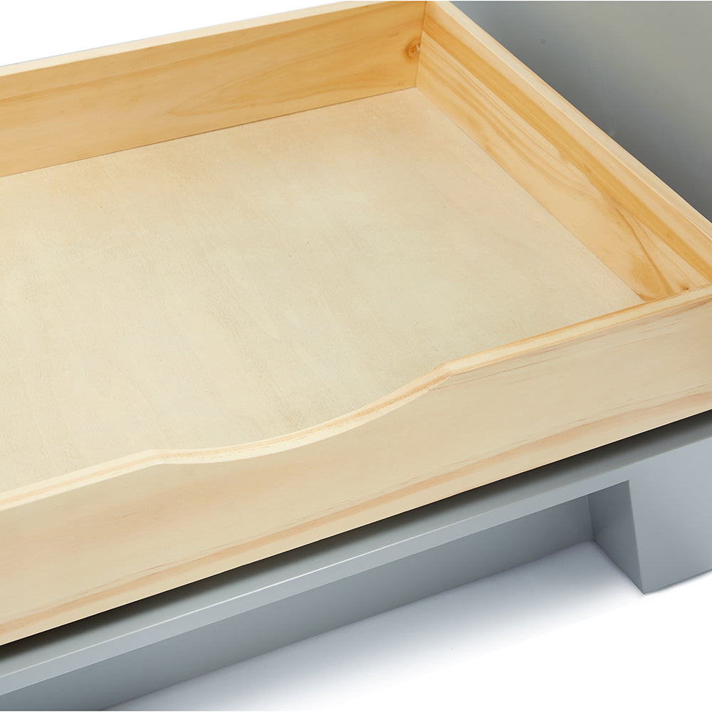 Emilia 72-inch Grey base cabinet on detail 1