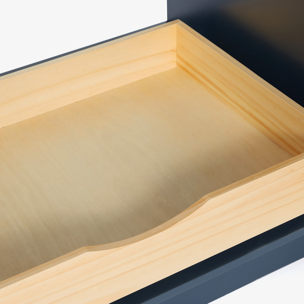 Emilia 72-inch Midnight Blue base cabinet on detail 1