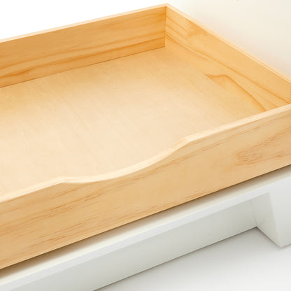 Emilia 72-inch White base cabinet on detail 2