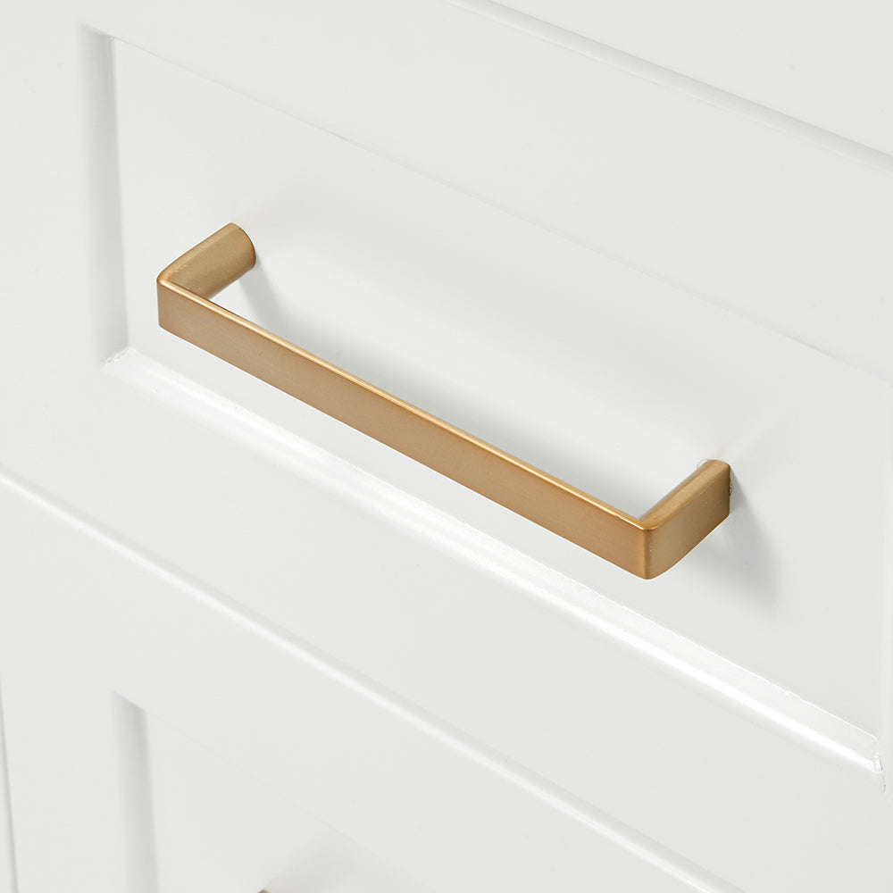Emilia 72-inch White base cabinet on detail 3