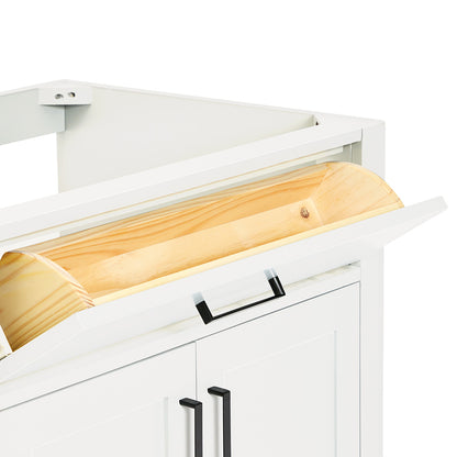 Isabella 30-inch White base cabinet on detail 1