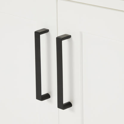 Isabella 30-inch White base cabinet on detail 2