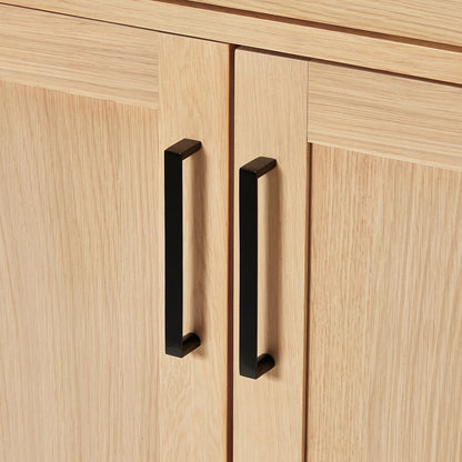 Isabella 30-inch Natural Oak base cabinet on detail 1