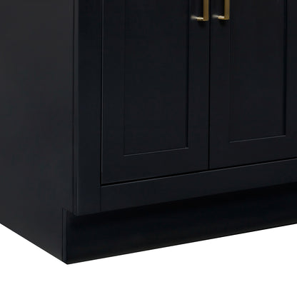 Isabella 36-inch Black base cabinet on detail 2