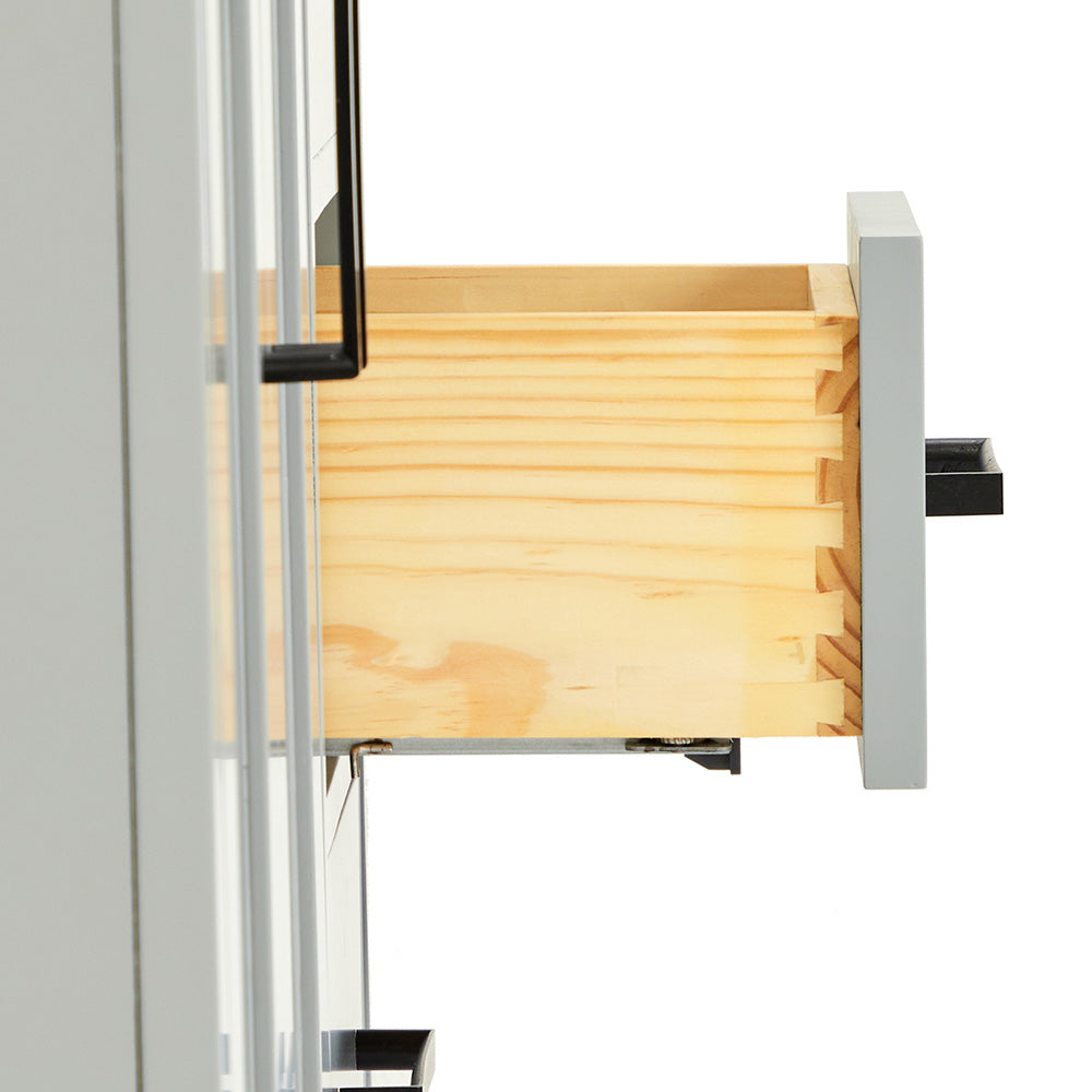 Isabella 36-inch Grey base cabinet on detail 1
