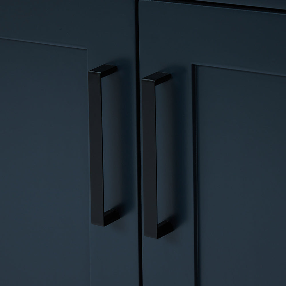 Isabella 36-inch Midnight Blue base cabinet on detail 3