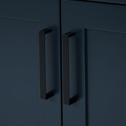 Isabella 36-inch Midnight Blue base cabinet on detail 3