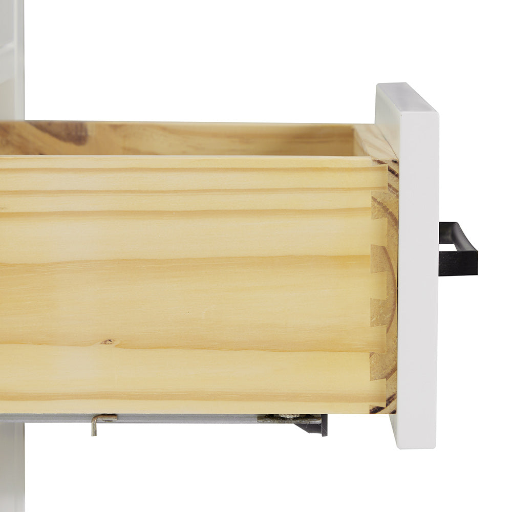 Isabella 36-inch White base cabinet on detail 1