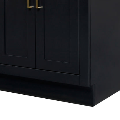 Isabella 36-inch Black base cabinet on detail 2