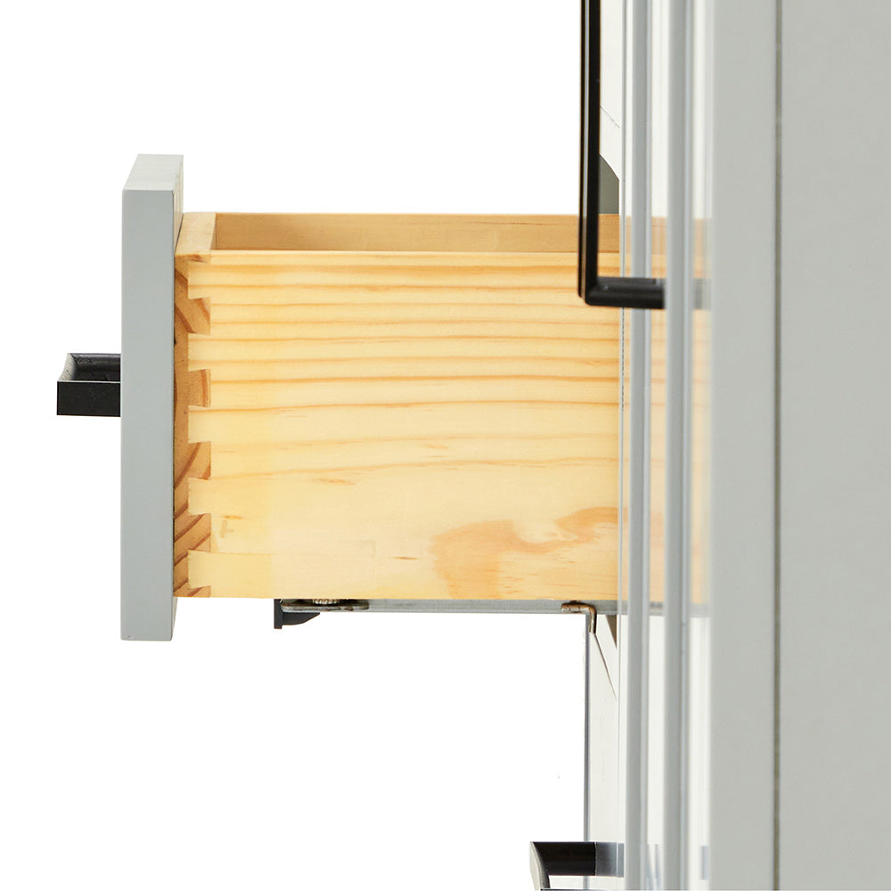 Isabella 36-inch Grey base cabinet on detail 1