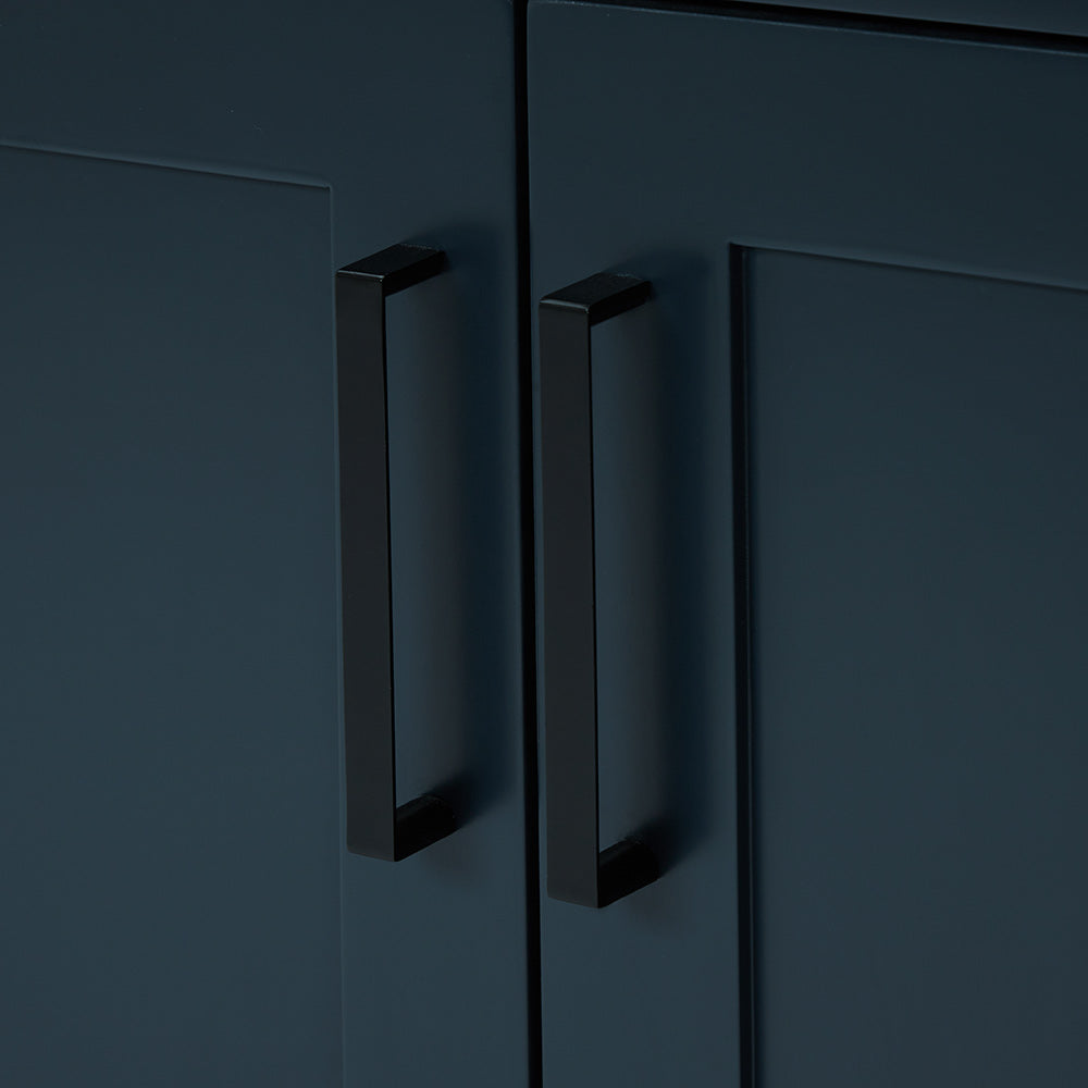 Isabella 36-inch Midnight Blue base cabinet on detail 3