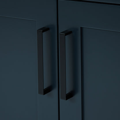 Isabella 36-inch Midnight Blue base cabinet on detail 3