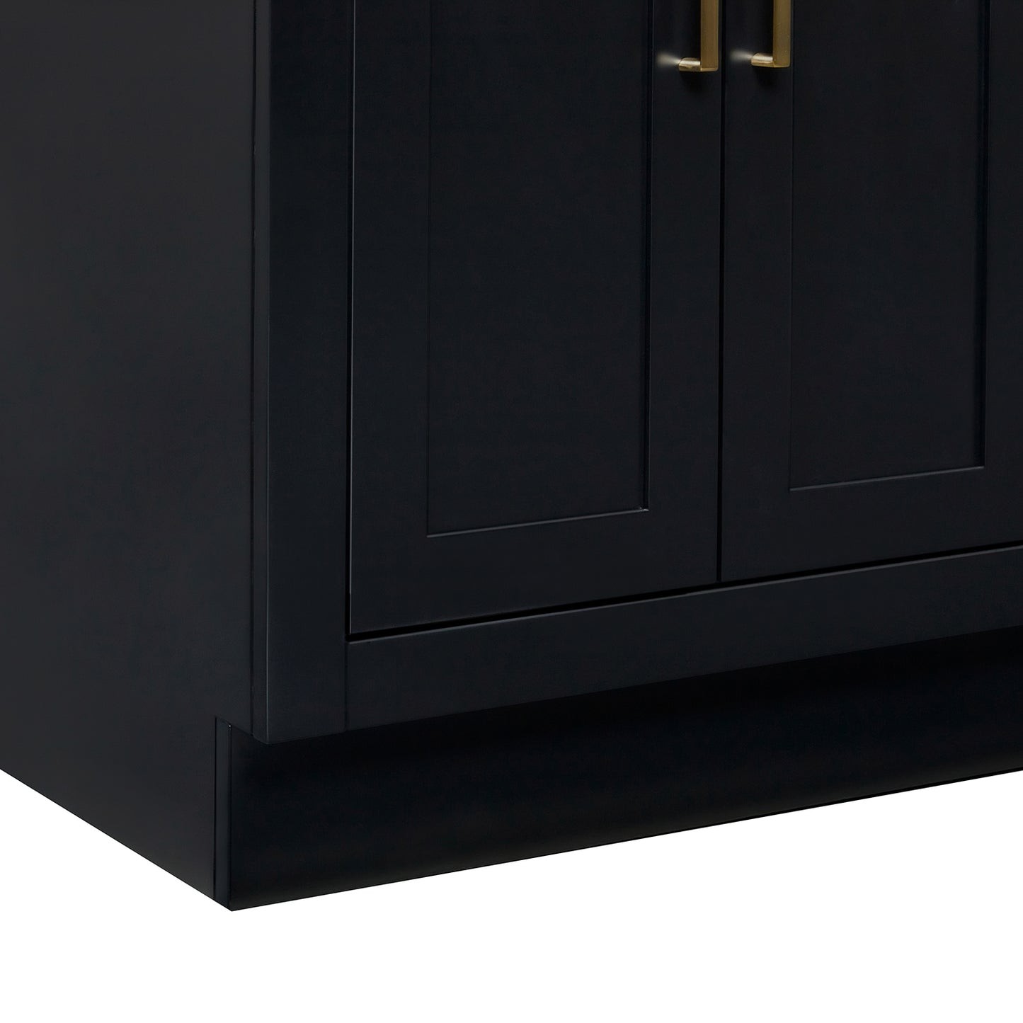 Isabella 36-Inch Black bathroom vanity on white background – product photo 5
