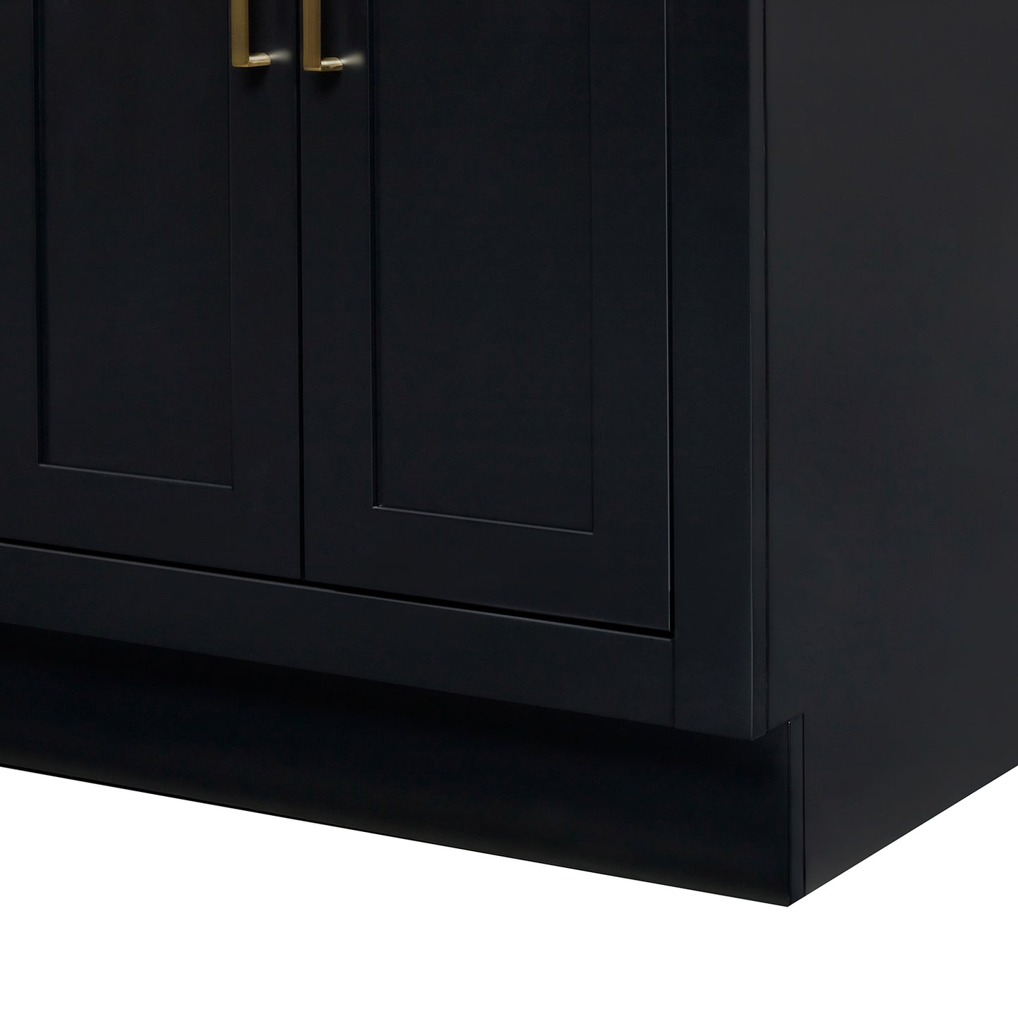 Isabella 36-Inch Black bathroom vanity on white background – product photo 5