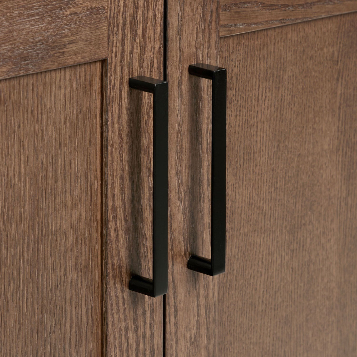 Isabella 36-Inch Brown Oak bathroom vanity on white background – product photo 5