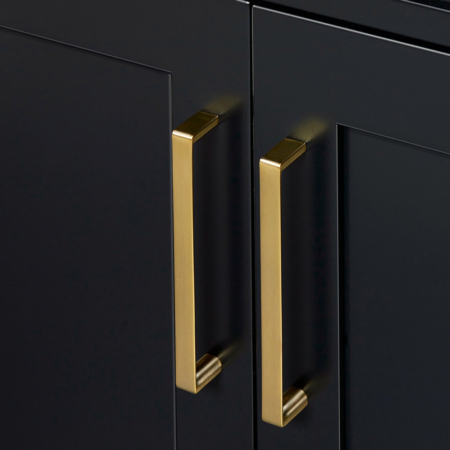 Isabella 42-inch Black base cabinet on detail 3
