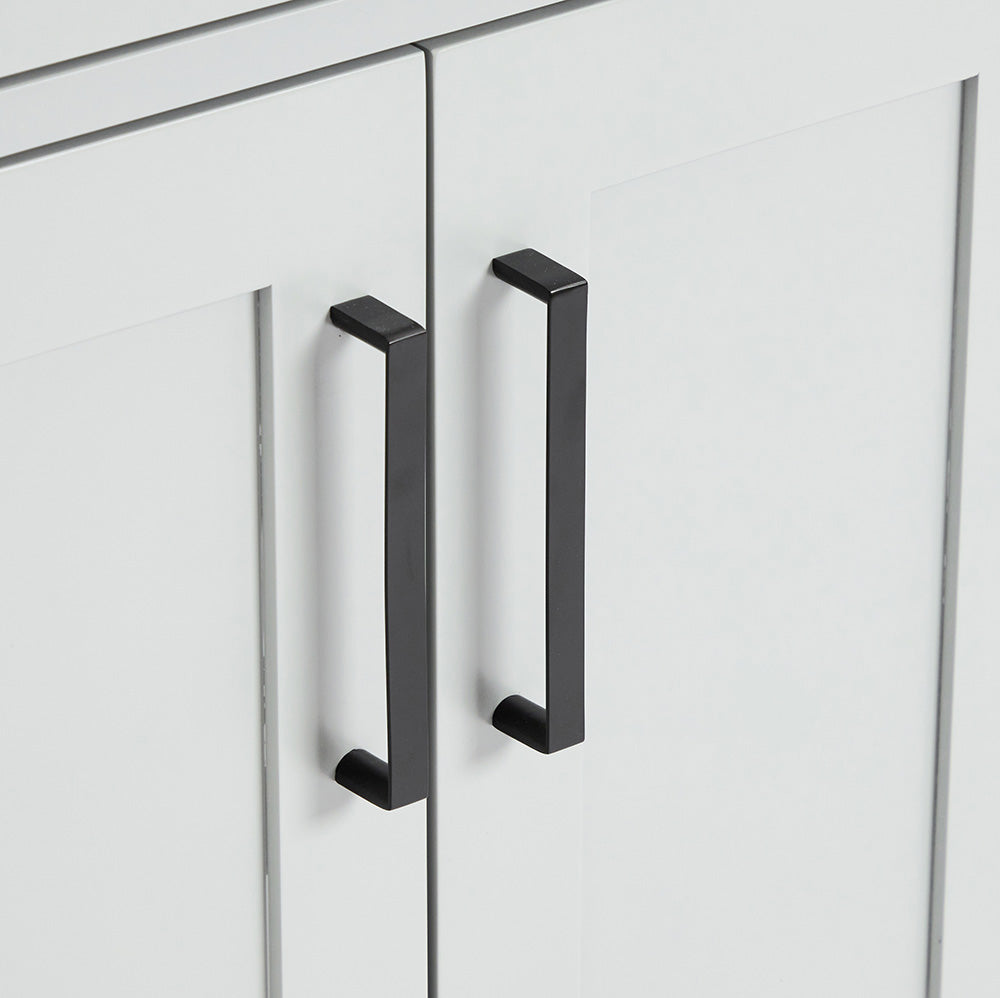 Isabella 42-inch Grey base cabinet on detail 2