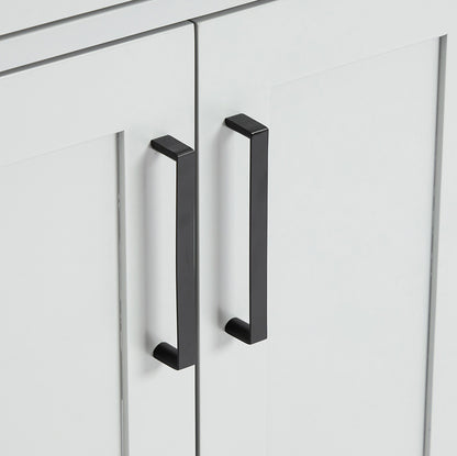 Isabella 42-inch Grey base cabinet on detail 2