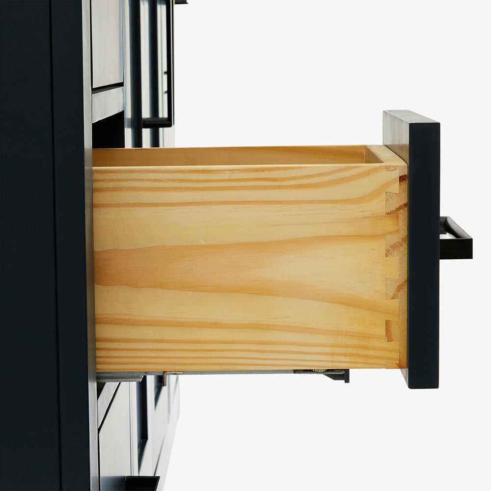 Isabella 42-inch Midnight Blue base cabinet on detail 1