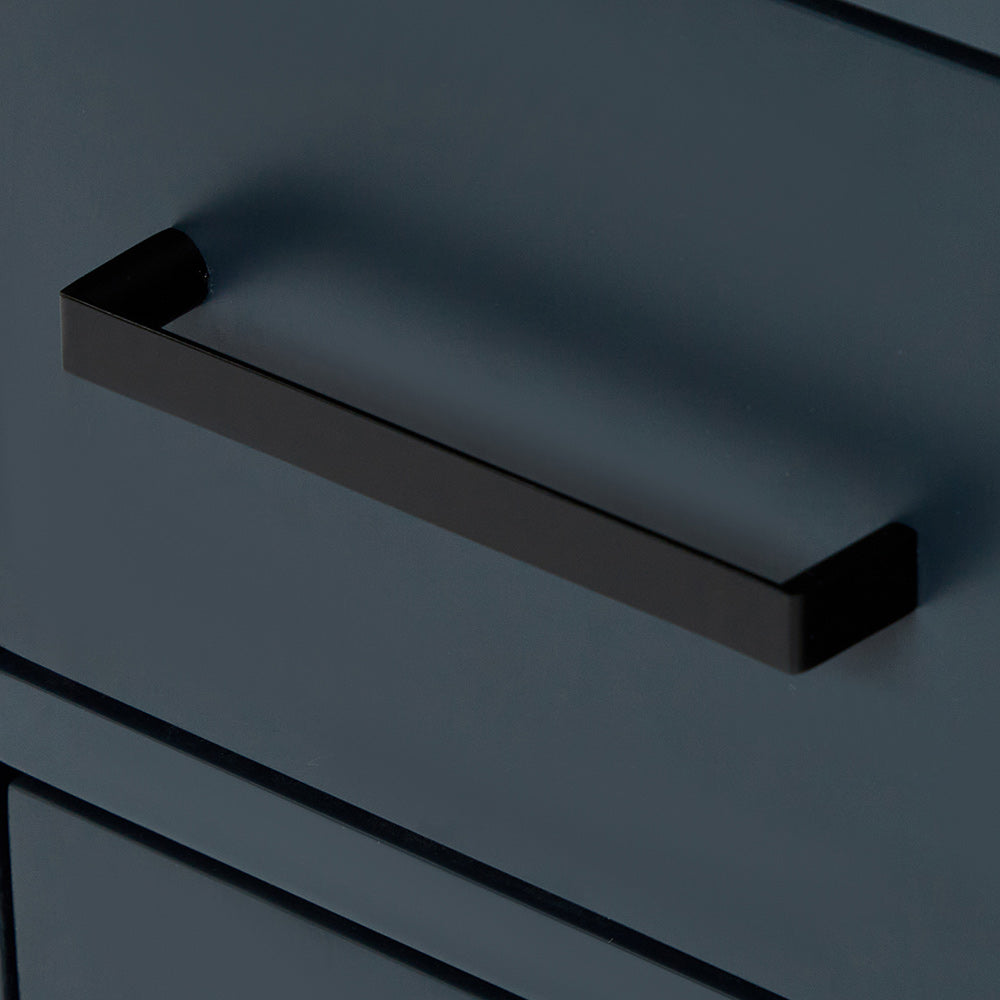 Isabella 42-inch Midnight Blue base cabinet on detail 3