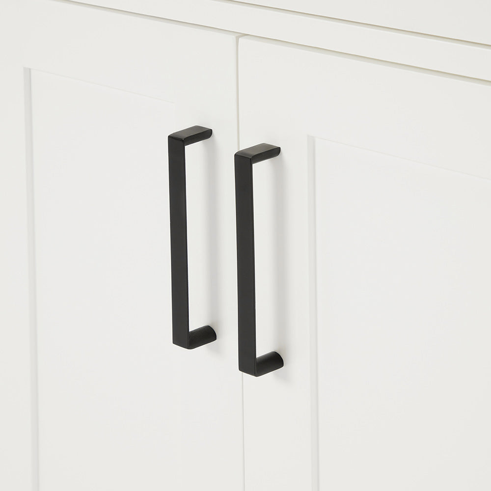Isabella 42-inch White base cabinet on detail 2