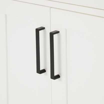 Isabella 42-inch White base cabinet on detail 2