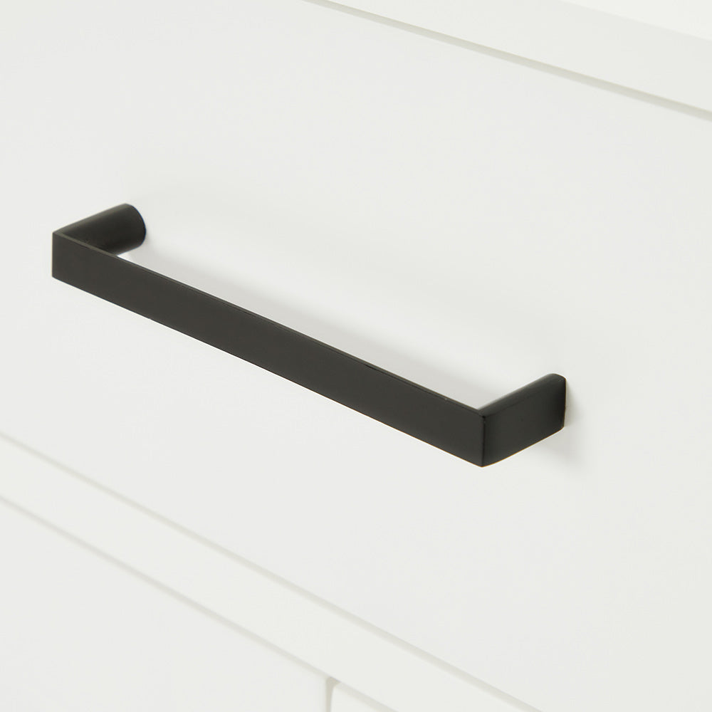 Isabella 42-inch White base cabinet on detail 3