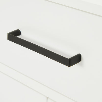Isabella 42-inch White base cabinet on detail 3