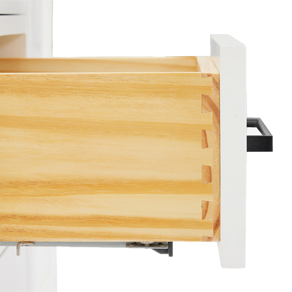 Isabella 42-inch White base cabinet on detail 1