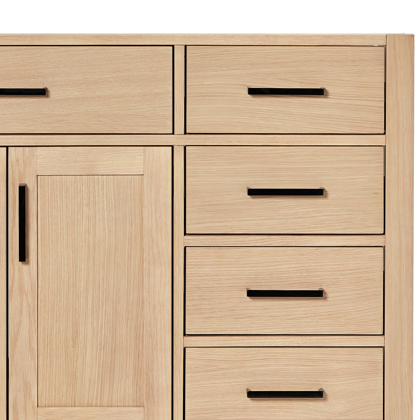 Isabella 42-inch Natural Oak base cabinet on detail 3