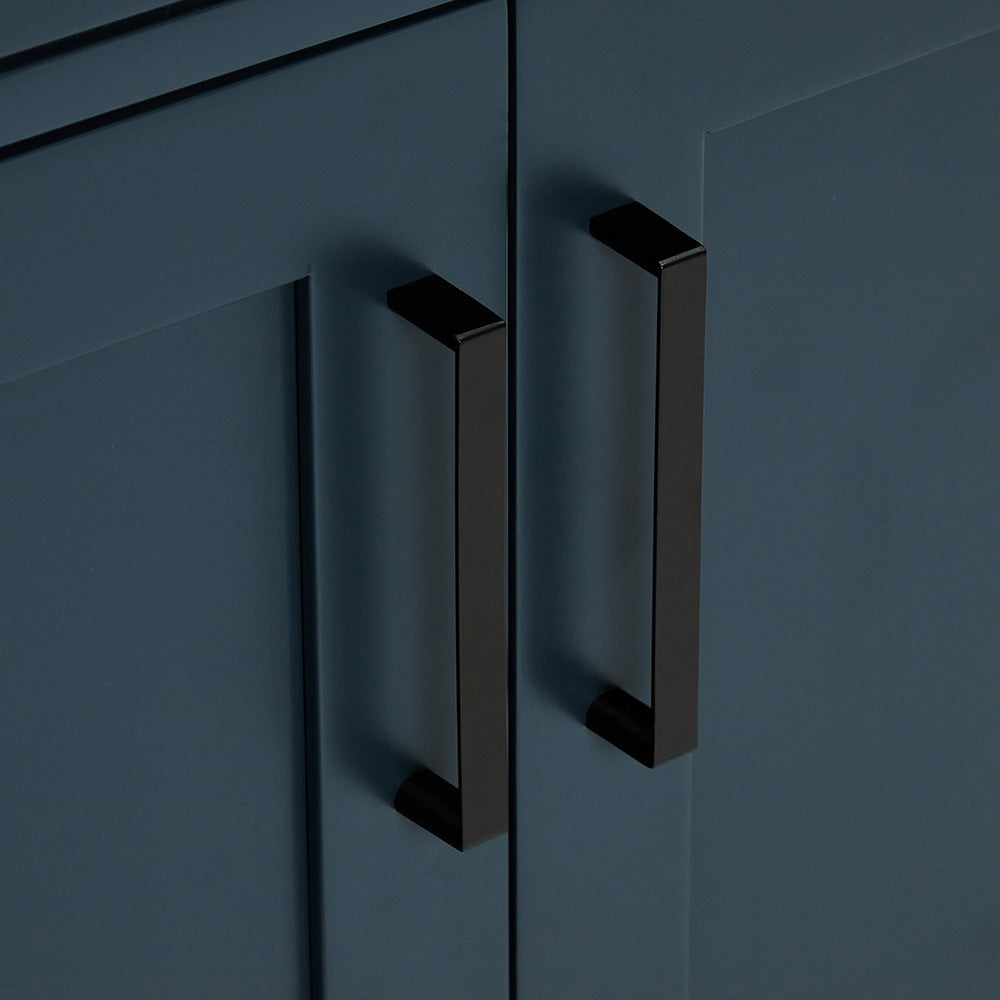 Isabella 42-inch Midnight Blue base cabinet on detail 3