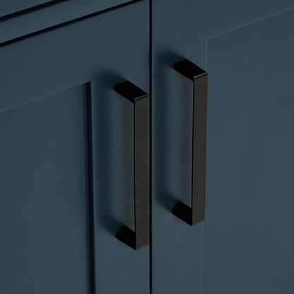 Isabella 42-inch Midnight Blue base cabinet on detail 3
