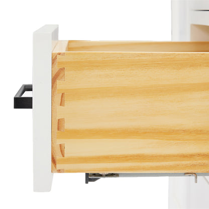 Isabella 42-inch White base cabinet on detail 1