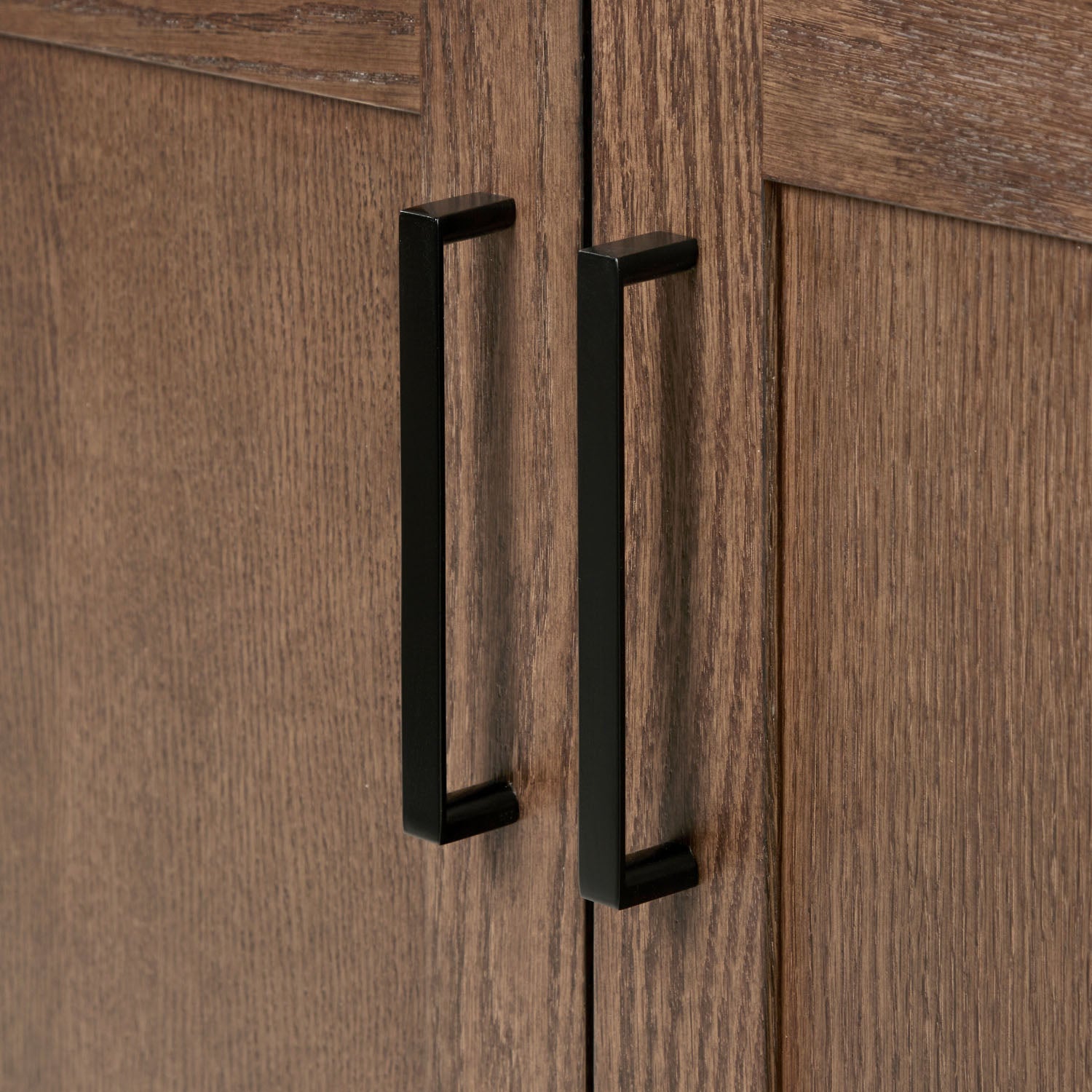 Isabella 42-Inch Brown Oak bathroom vanity on white background – product photo 11