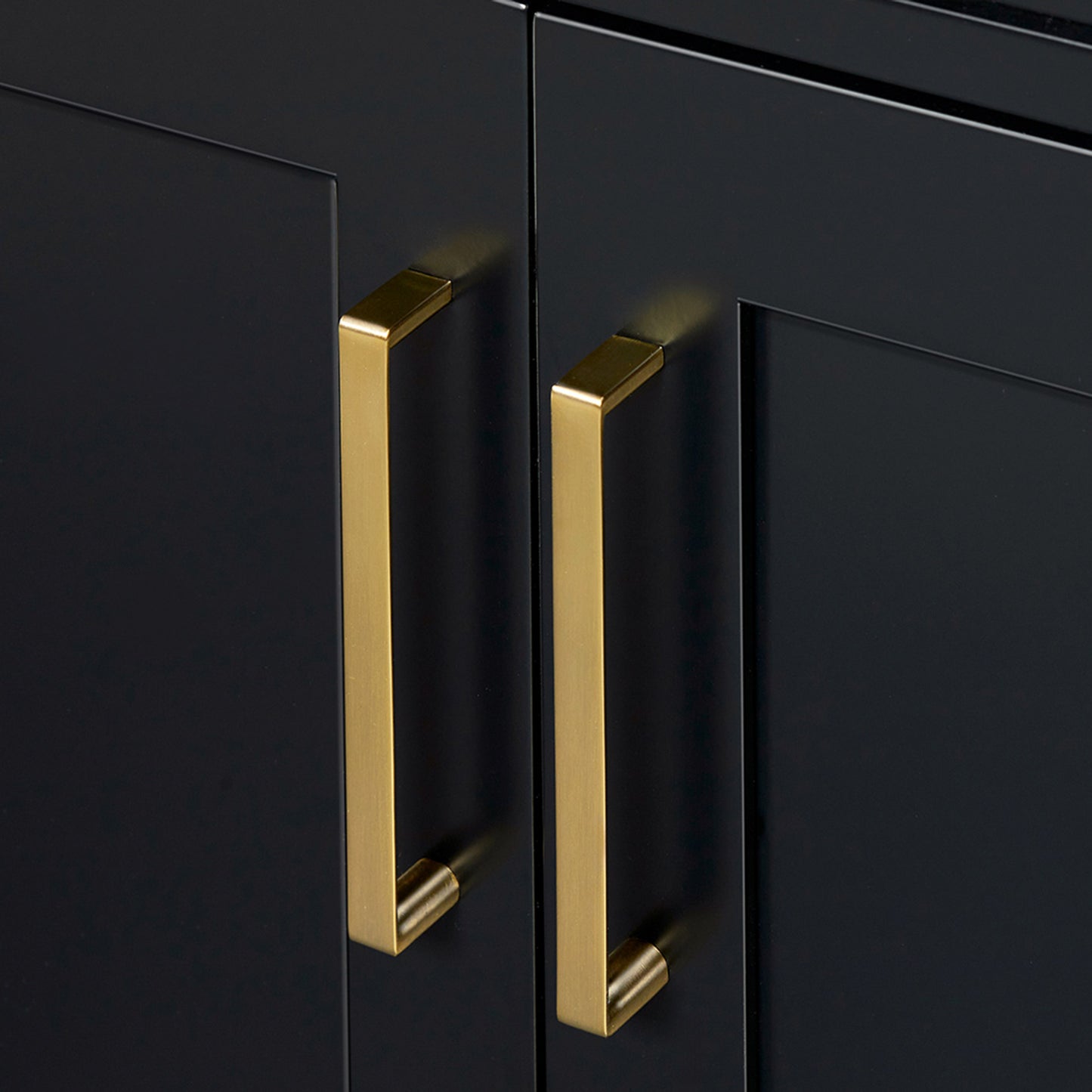 Isabella 48-inch Black base cabinet on detail 3