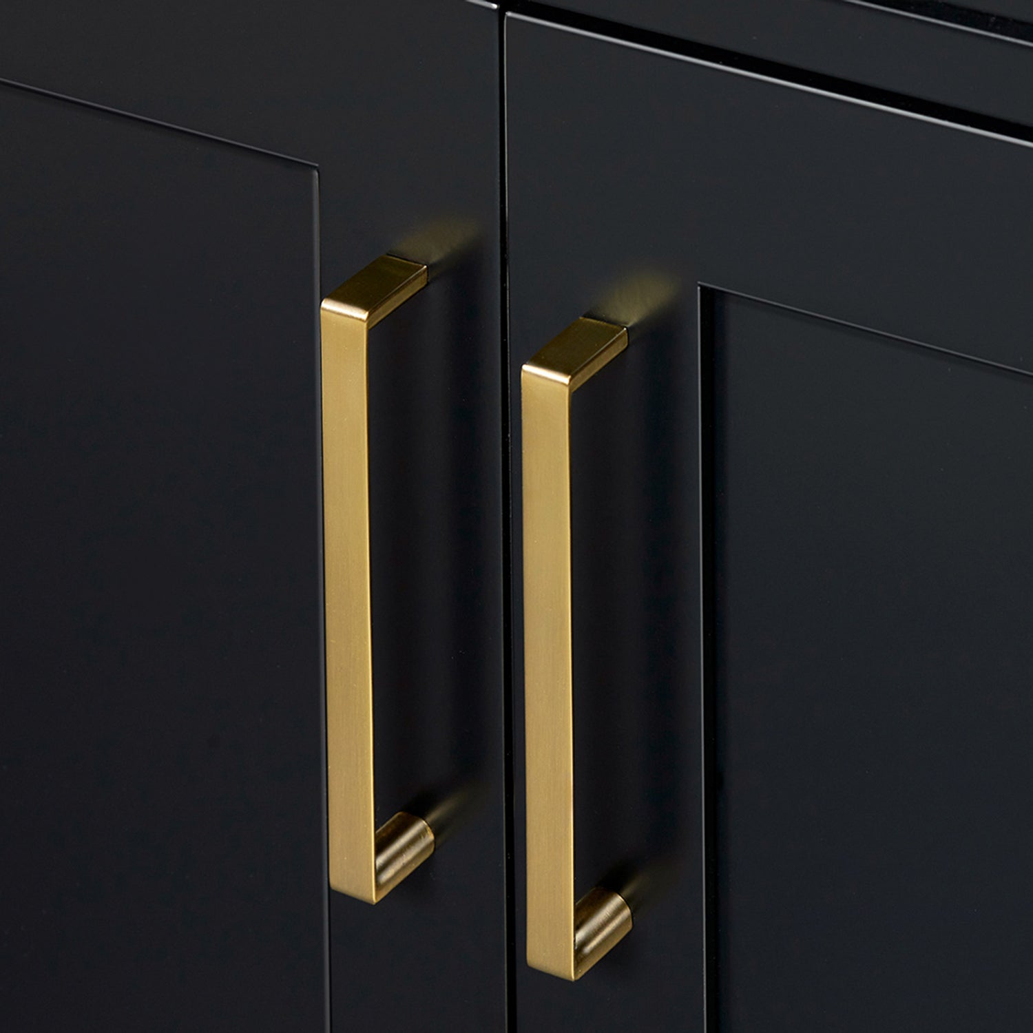 Isabella 48-inch Black base cabinet on detail 3