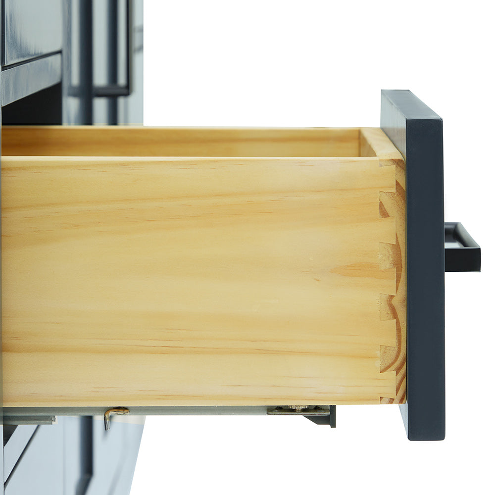 Isabella 48-inch Midnight Blue base cabinet on detail 1