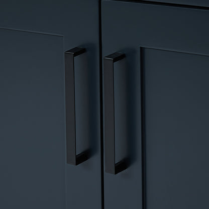 Isabella 48-inch Midnight Blue base cabinet on detail 3
