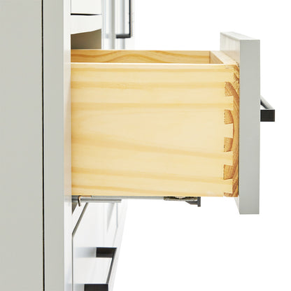 Isabella 54-inch Grey base cabinet on detail 1