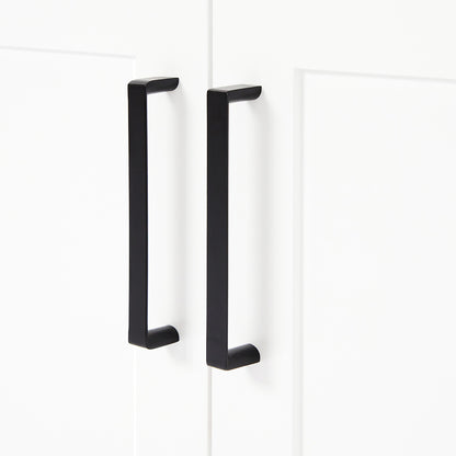 Isabella 54-inch White base cabinet on detail 2