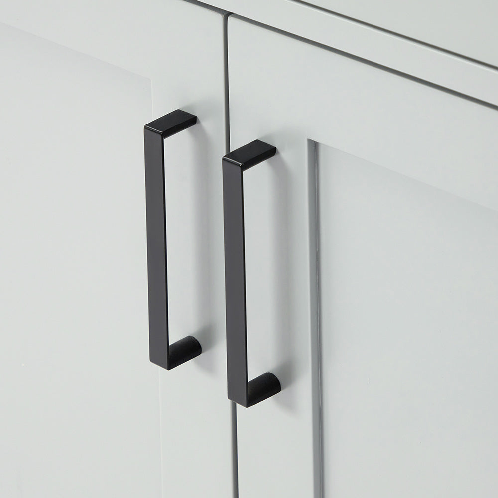 Isabella 60-inch Grey base cabinet on detail 2
