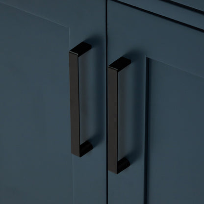 Isabella 60-inch Midnight Blue base cabinet on detail 2