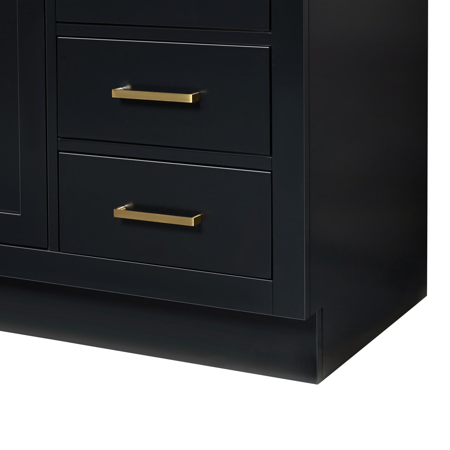 Isabella 60-inch Black base cabinet on detail 2