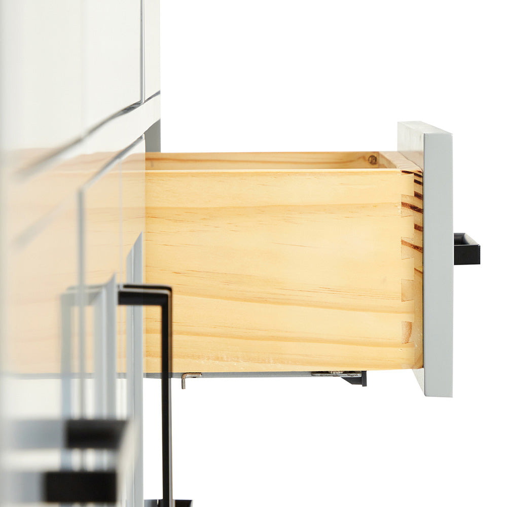 Isabella 60-inch Grey base cabinet on detail 1