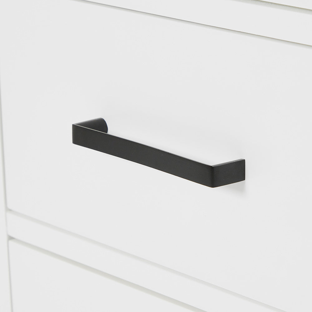 Isabella 60-inch White base cabinet on detail 2