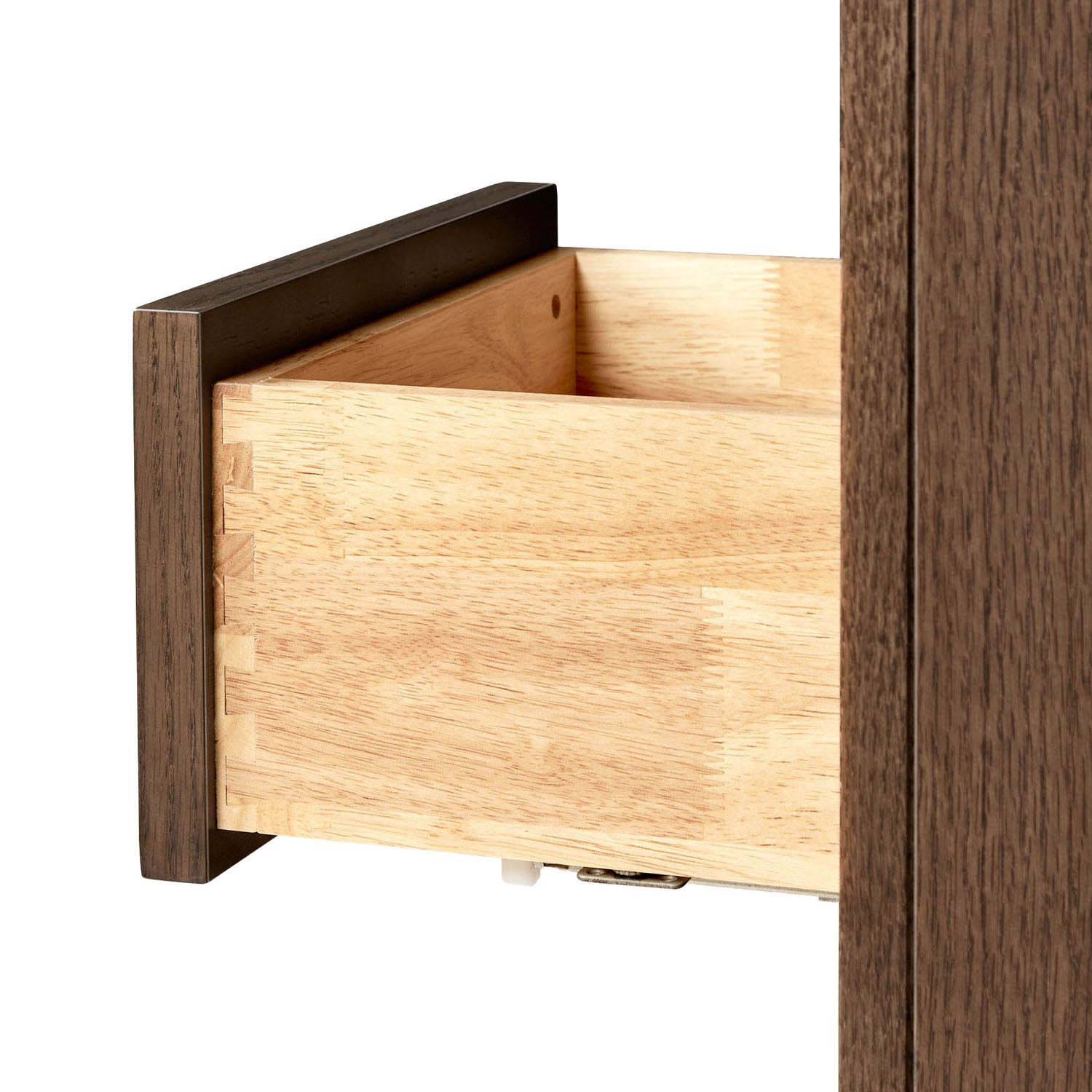 Isabella 66-Inch Brown Oak bathroom vanity on white background – product photo 9