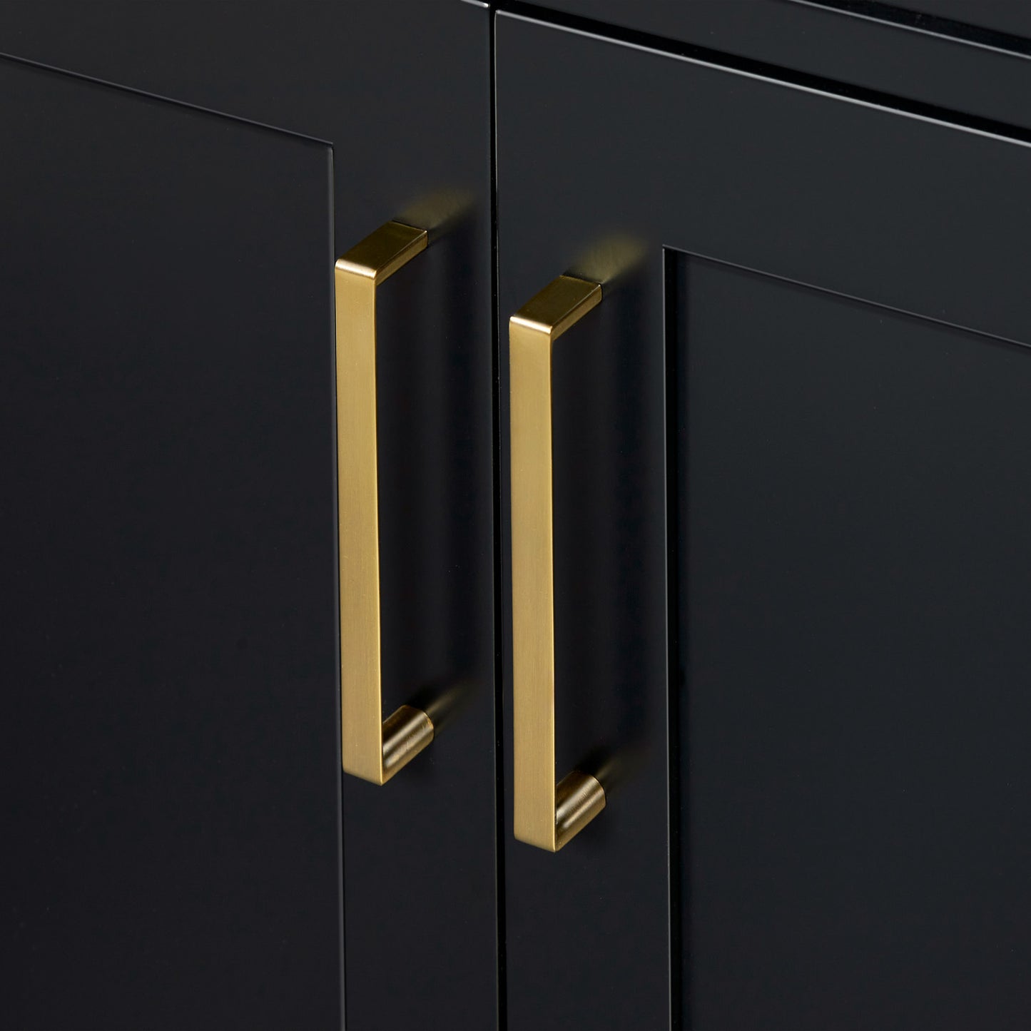 Isabella 72-inch Black base cabinet on detail 3