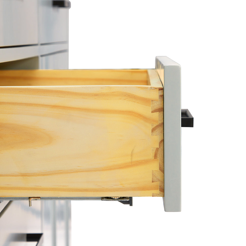 Isabella 72-inch Grey base cabinet on detail 1