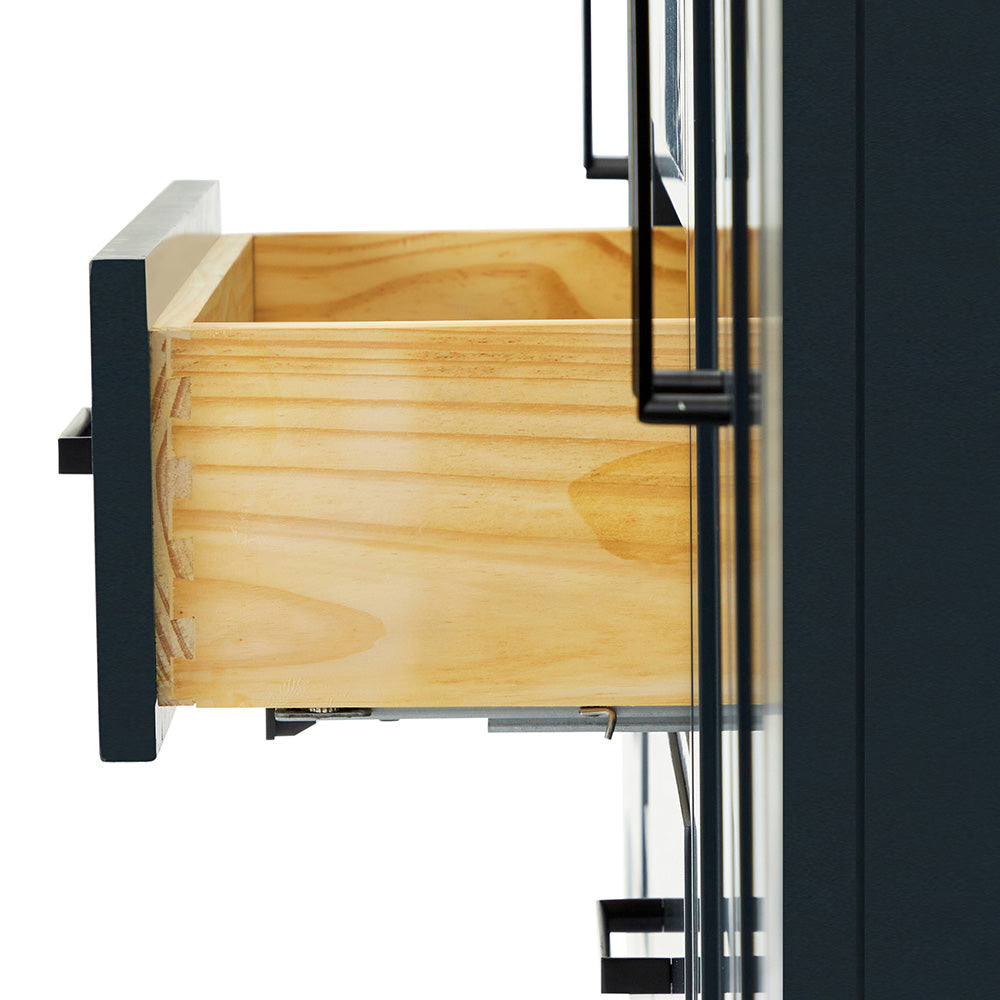 Isabella 72-inch Midnight Blue base cabinet on detail 1
