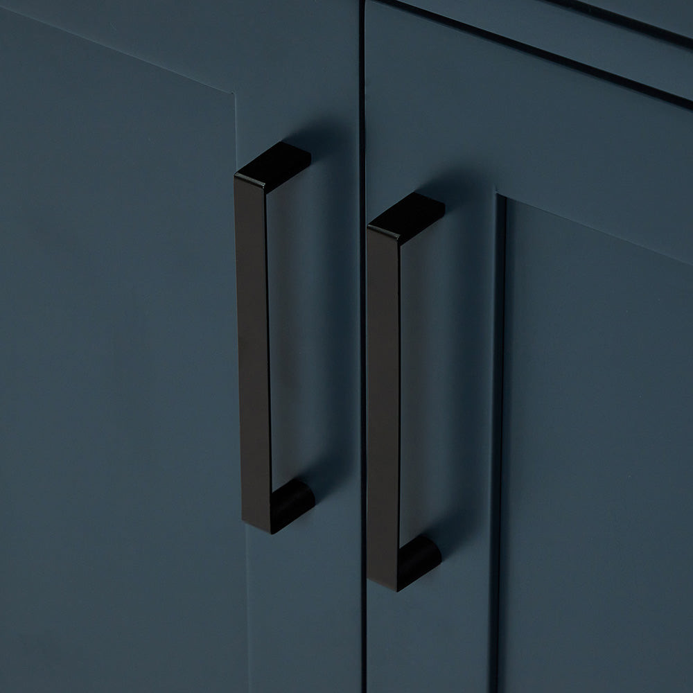 Isabella 72-inch Midnight Blue base cabinet on detail 3